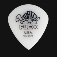 Dunlop Tortex Flex Jazz III 1.50mm White Guitar Plectrums