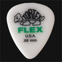 Dunlop Tortex Flex Standard 0.88mm Green Guitar Plectrums