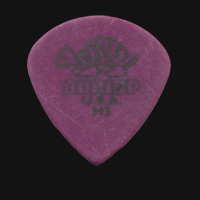 Dunlop Tortex Jazz Sharp Tip Heavy Purple Guitar Plectrums