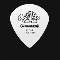 Dunlop Tortex Jazz III White 0.73mm Guitar Plectrums