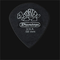 Dunlop Tortex Pitch Black Jazz 0.50mm Guitar Plectrums