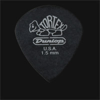 Dunlop Tortex Pitch Black Jazz 1.50mm Guitar Plectrums