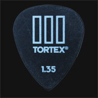 Dunlop Tortex TIII 1.35mm Black Guitar Plectrums