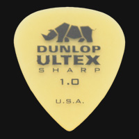 Dunlop Ultex Sharp 1.0mm Guitar Plectrums