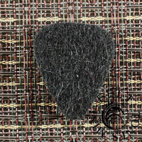 Felt Tones Mini Black Wool Guitar Plectrums