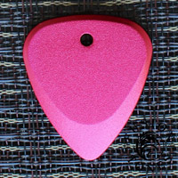 Fusion Tones Red Anodised Guitar Plectrums