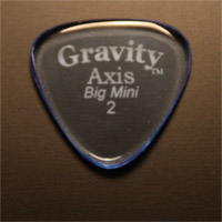 Gravity Picks Axis Big Mini 2mm Blue