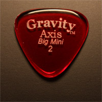 Gravity Picks Axis Big Mini 2mm Red