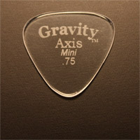 Gravity Picks Axis Mini 0.75mm Clear