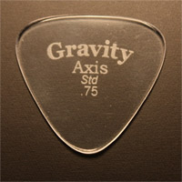 Gravity Picks Axis Standard 0.75mm Clear