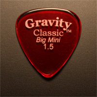 Gravity Picks Classic Big Mini 1.5mm Red