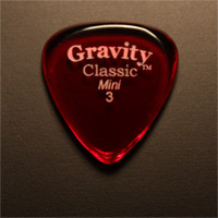 Gravity Picks Classic Mini 3mm Red