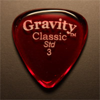 Gravity Picks Classic Standard 3mm Red