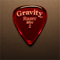 Gravity Picks Razer Mini 2mm Red