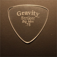 Gravity Picks Striker Big Mini 0.75mm Clear