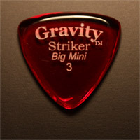 Gravity Picks Striker Big Mini 3mm Red