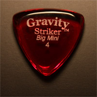 Gravity Picks Striker Big Mini 4mm Red