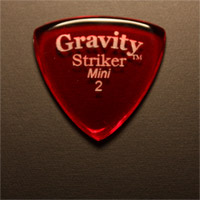 Gravity Picks Striker Mini 2mm Red