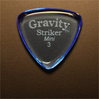 Gravity Picks Striker Mini 3mm Blue