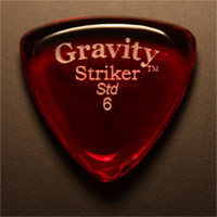 Gravity Picks Striker Standard 6mm Red