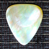 Shell Tones Gold Mother Of Pearl Guitar Plectrums