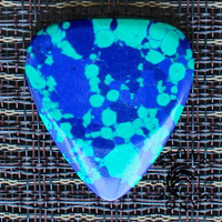 Stone Tones Malachite Azurite Guitar Plectrums