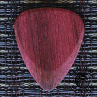 Timber Tones Purple Heart Guitar Plectrums