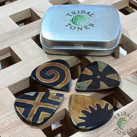 Tribal Tones Variety Pack Tin Guitar Plectrums