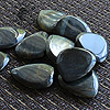 Tiger Tones Blue Tiger Eye Guitar Plectrums