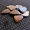 Timber Tones Indian Chestnut Guitar Plectrums