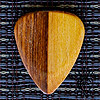 Timber Tones Pale Moon Ebony Guitar Plectrums